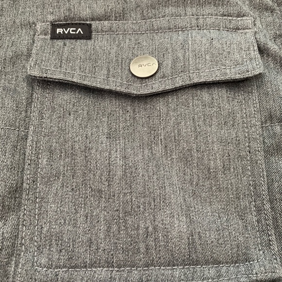 Men’s RVCA Wayward Puffer Gray Jacket - sz Medium - Picture 3 of 5